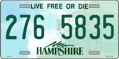 NH license plate 2765835