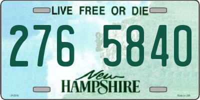 NH license plate 2765840