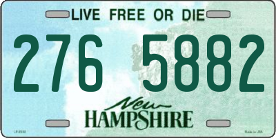 NH license plate 2765882