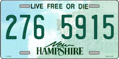NH license plate 2765915
