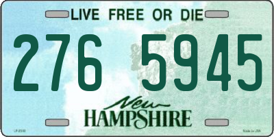 NH license plate 2765945