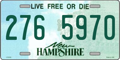 NH license plate 2765970