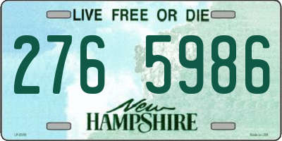 NH license plate 2765986