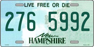 NH license plate 2765992