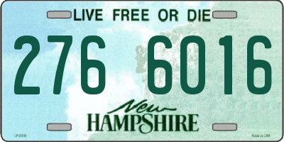 NH license plate 2766016