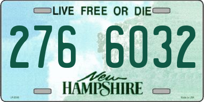 NH license plate 2766032