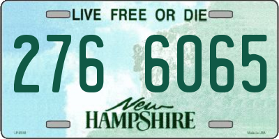 NH license plate 2766065