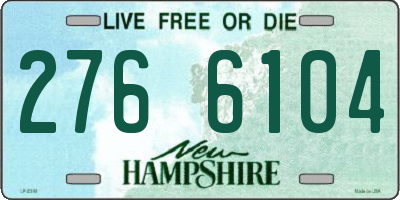 NH license plate 2766104