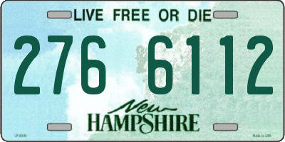 NH license plate 2766112