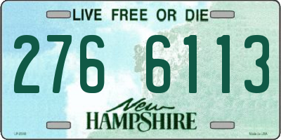 NH license plate 2766113