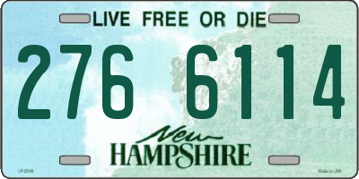 NH license plate 2766114