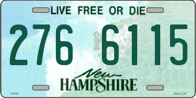 NH license plate 2766115