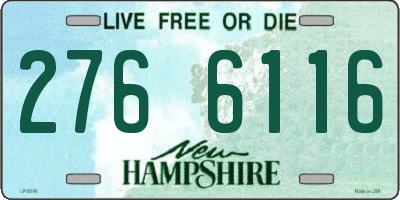 NH license plate 2766116