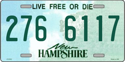 NH license plate 2766117