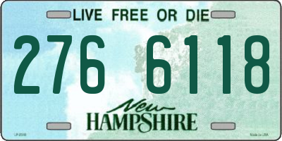 NH license plate 2766118