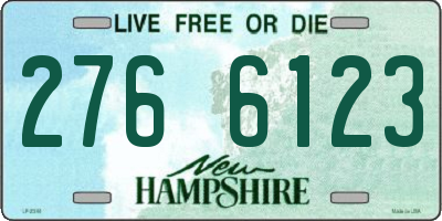 NH license plate 2766123