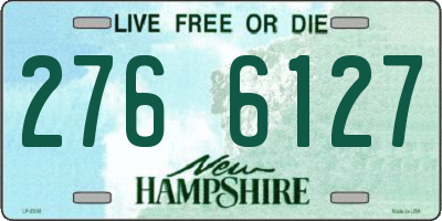 NH license plate 2766127