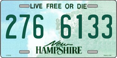 NH license plate 2766133