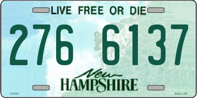 NH license plate 2766137
