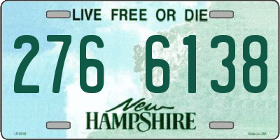 NH license plate 2766138