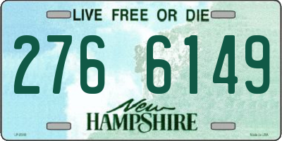 NH license plate 2766149