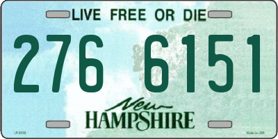 NH license plate 2766151