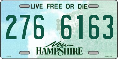 NH license plate 2766163