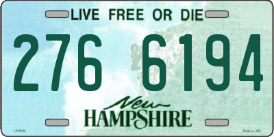 NH license plate 2766194