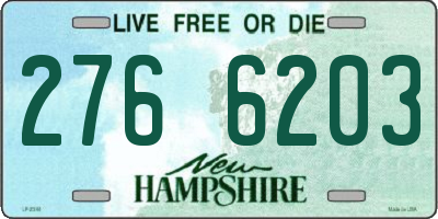 NH license plate 2766203