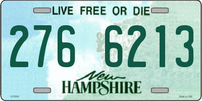 NH license plate 2766213