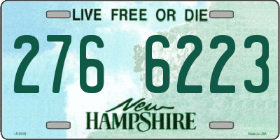 NH license plate 2766223