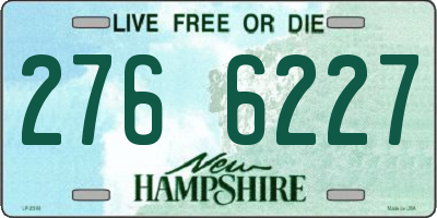 NH license plate 2766227