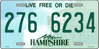 NH license plate 2766234