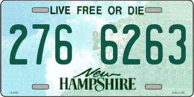 NH license plate 2766263