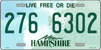NH license plate 2766302