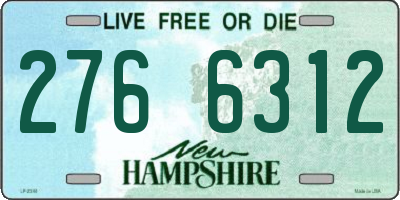 NH license plate 2766312