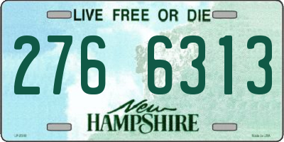 NH license plate 2766313