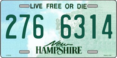 NH license plate 2766314
