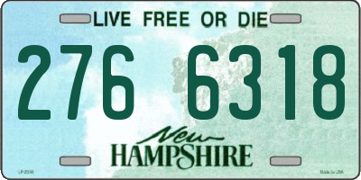 NH license plate 2766318