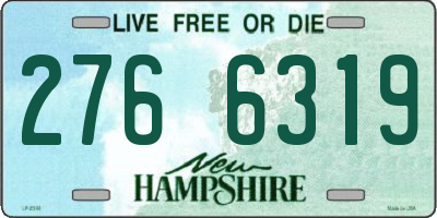 NH license plate 2766319