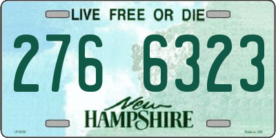 NH license plate 2766323
