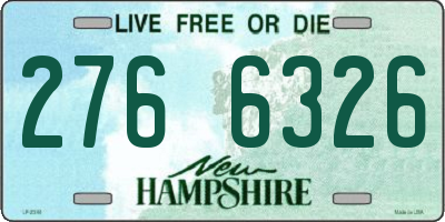 NH license plate 2766326