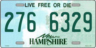 NH license plate 2766329