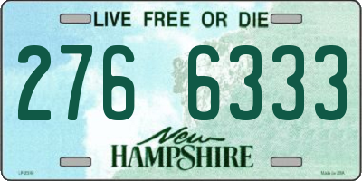 NH license plate 2766333