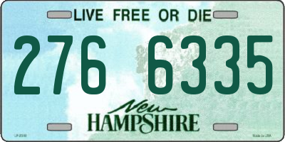 NH license plate 2766335