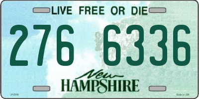 NH license plate 2766336