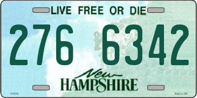 NH license plate 2766342