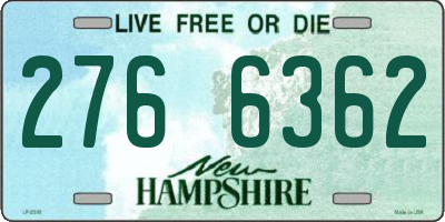 NH license plate 2766362
