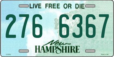 NH license plate 2766367