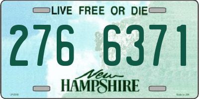 NH license plate 2766371